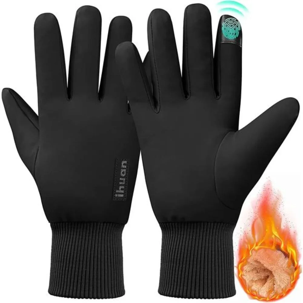 Unisex Winter Gloves Waterproof Snow Warm Gloves Touchscreen Finger